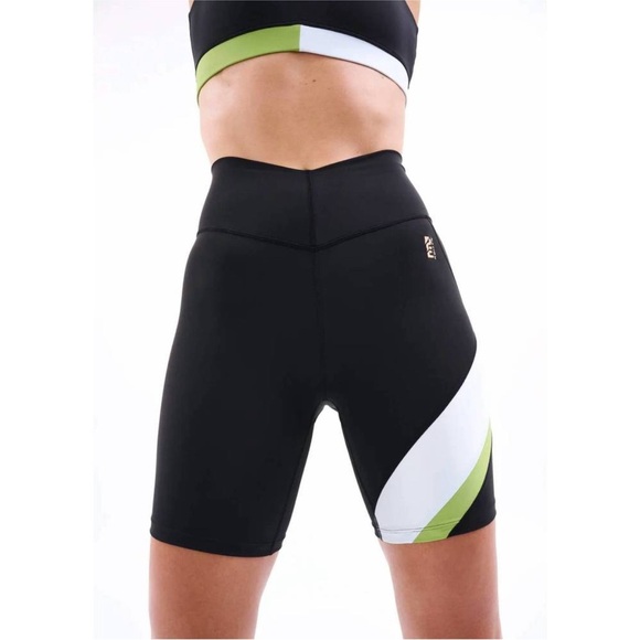 P.E. NATION Pants - P.E. NATION // sprint time bike short in black